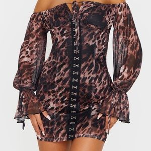 Leopard Body Con Dress